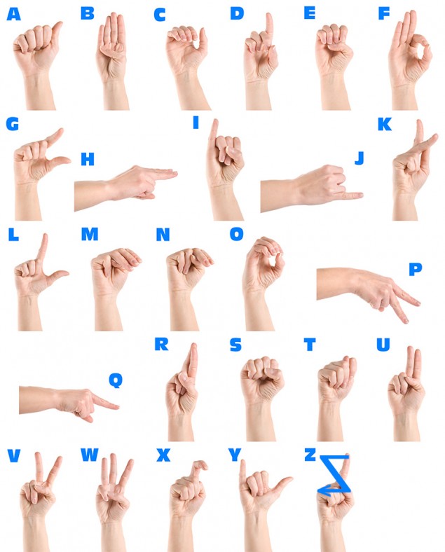 Free ASL Handout How to Sign the 26
