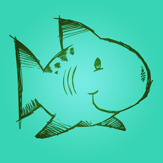 Fish Coloring Page to go with ASL Video