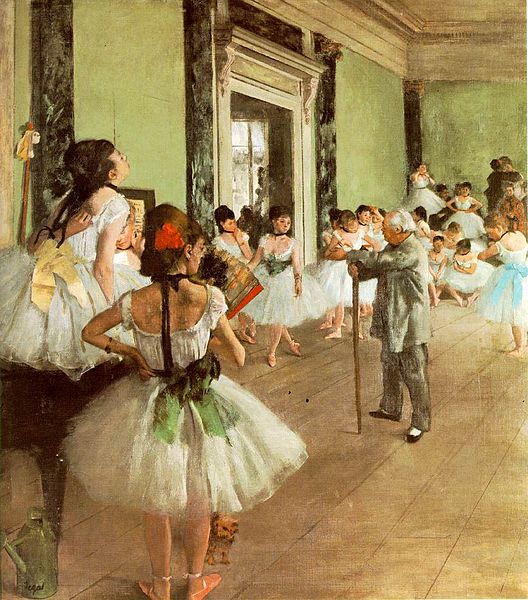 texture in art degas