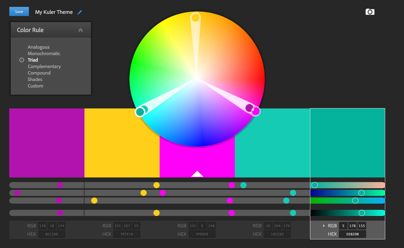 color as element color as element