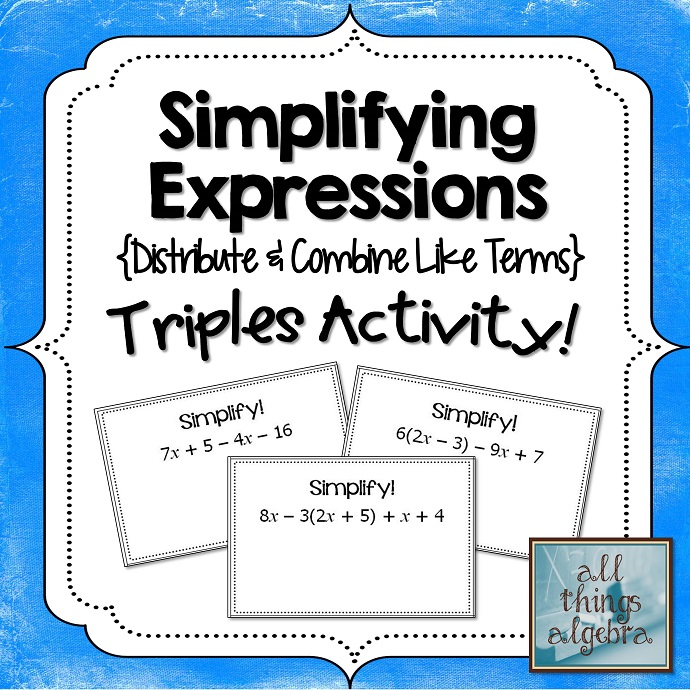 Spicing up the Secondary Math Classroom: #3 – Triples Activities