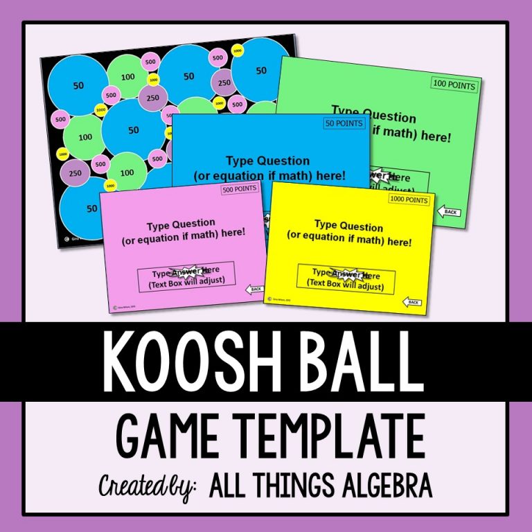 Alternative End of Year Review Activities