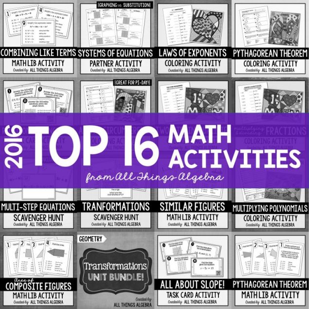 Top 16 Math Activities in 2016 | kidCourseskidCourses.com