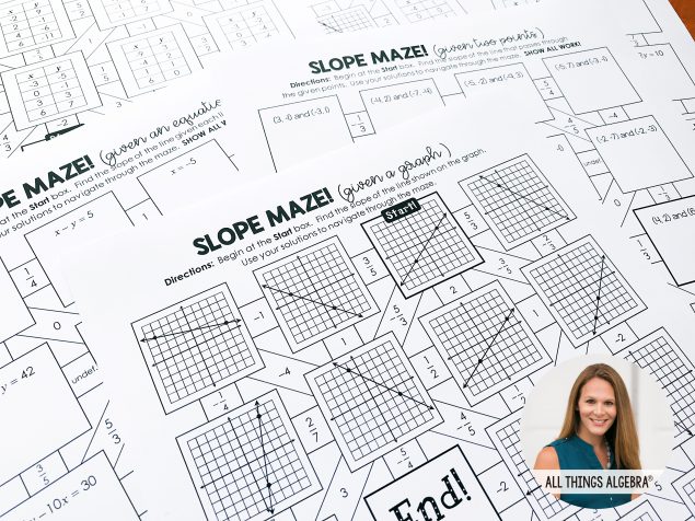 Slope Maze Answer Key